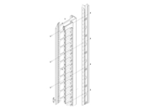 Great Lakes VCM - Rack cable management panel (vertical)