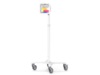 Compulocks iPad 10.2" Space Enclosure Medical Rolling Cart Extended