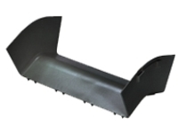 Panduit FiberRunner - Cable raceway angled fitting (vertical)
