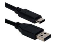 QVS - USB cable - USB Type A (M) to USB-C (M) reversible
