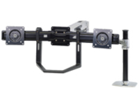 Ergotron - Mounting kit (handle, dual monitor mount)