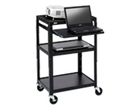 Bretford Basics Adjustable Projector Cart A2642NS