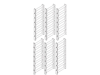 Vertiv - Rack cable management finger