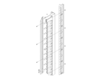 Vertiv - Vertical cable management rack