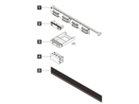 Lenovo - Server 8-bay 2.5" SAS/SATA backplane kit