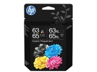 HP 63/65 Combo Pack - 2-pack