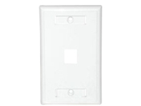 C2G Premise Plus Multimedia Keystone Wall Plate
