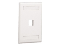Panduit NetKey Flush Mount Screw-On Faceplates with Labeling