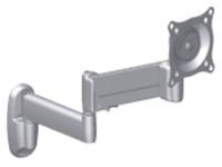 Chief CENTRIS Height-Adjustable Dual Swing Arm Wall Mount KWG110B