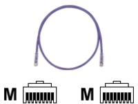 Panduit TX6 PLUS patch cable - 4.6 m - violet