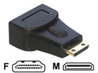 MCL - Adaptateur HDMI type A femelle / C (mini HDMI) mâle