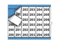 Brady Wire Marker Card Consecutive Numbers 200-224