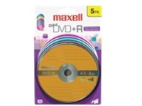 Maxell DVD+R Colour - 5 x DVD+R