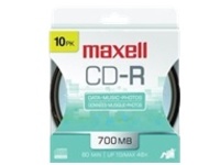 Maxell - 10 x CD-R - 700 MB (80min) 48x