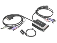 IOGEAR MiniView DVI-D KVM with Audio and Mic GCS932UB