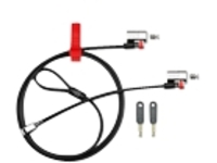 Kensington ClickSafe Master Access Keyed Twin Laptop Lock