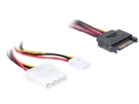 Delock - Netzteil - SATA-Stromstecker (M) zu interne Stromversorgung, 4-polig, 4-Pin-Mini-Stromversorgungsstecker (W)
