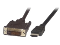 MCL - Câble HDMI mâle (19 pts) / DVI-D mâle