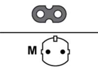 HPE - Power cable - KSC 8305 (M) to IEC 60320 C7