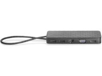 HP USB-C mini Dock - docking station - USB-C - VGA, HDMI - GigE