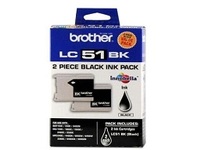 Brother LC-51BKS - black - original - ink cartridge