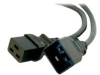C2G 3ft 14AWG 250 Volt Power Extension Cord (IEC320 C20 to IEC320 C19)