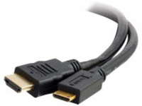 C2G 2m (6ft) 4K HDMI to Mini HDMI Cable with Ethernet