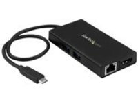 StarTech.com USB-C Multiport Adapter, USB-C Travel Docking Station with 4K HDMI, 60W Power Delivery Pass-Through, Ethernet (GbE), 2x USB-A 3.0 Hub, Portable Mini USB Type-C Dock for Laptop