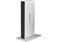 StarTech.com Dual Monitor USB 3.0 Docking Station w/ DVI to VGA &amp; HDMI Adapters, 5x USB 3.0 &amp; Audio