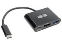 Tripp Lite USB C to HDMI Adapter w/USB-A Hub and PD Charging