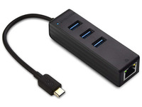 3-PORT USB-C HUB WITH GIGABIT ETHERNET